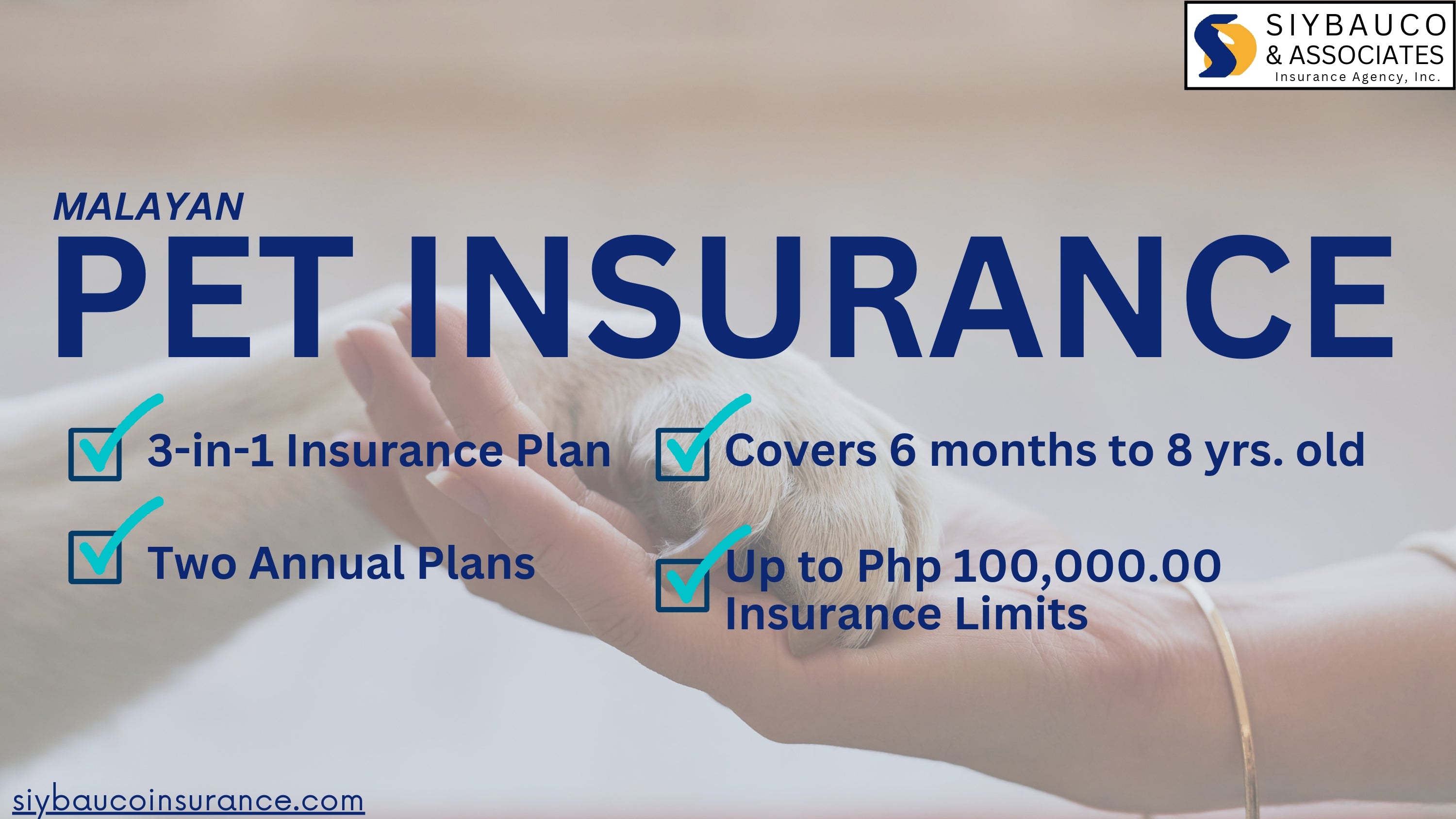 Pet Care Insurance Malayan Siybauco & Associates Insurance Agency Inc.